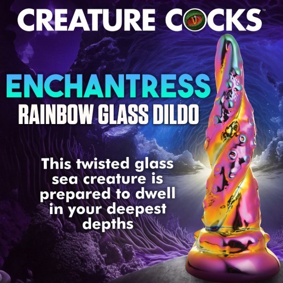 Picture of Enchantress Rainbow Glass Dildo