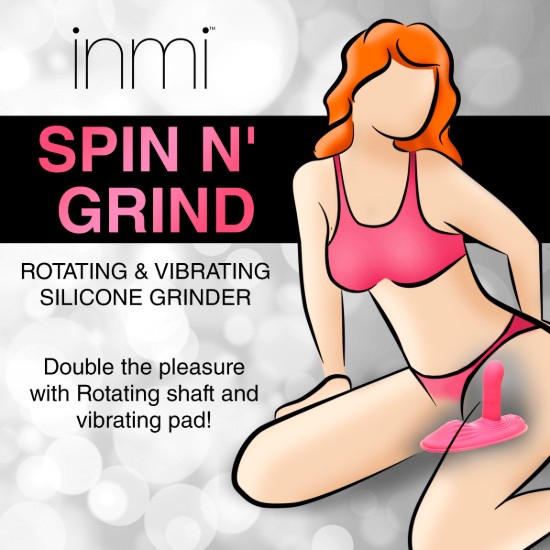 Picture of Spin n' Grind Rotating and Vibrating Silicone Sex Grinder