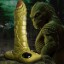 Picture of Scaly Swamp Monster 3 Foot Giant Dildo