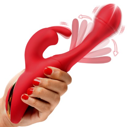 Picture of Flicking Silicone Rabbit Vibrator