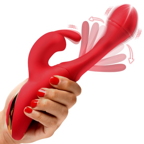 Picture of Flicking Silicone Rabbit Vibrator