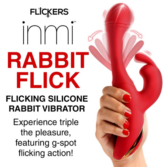 Picture of Flicking Silicone Rabbit Vibrator