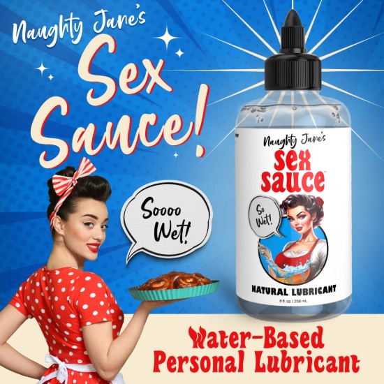 Picture of Naughty Jane's Sex Sauce Natural Lubricant - 8oz