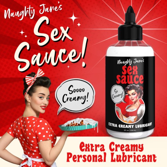 Picture of Naughty Jane's Sex Sauce Extra Creamy Lubricant - 8oz