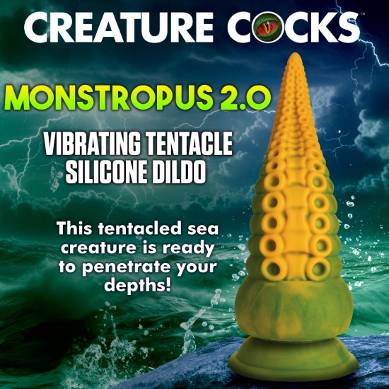 Picture of Monstropus 2.0 Vibrating Tentacle Silicone Dildo