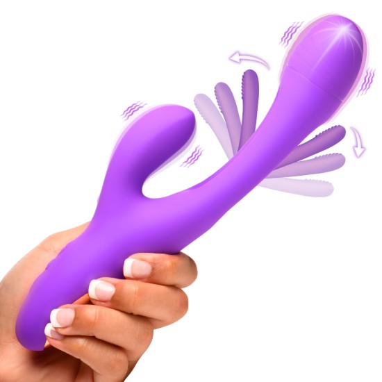 Picture of Tri Flick Silicone Flicking Rabbit Vibrator