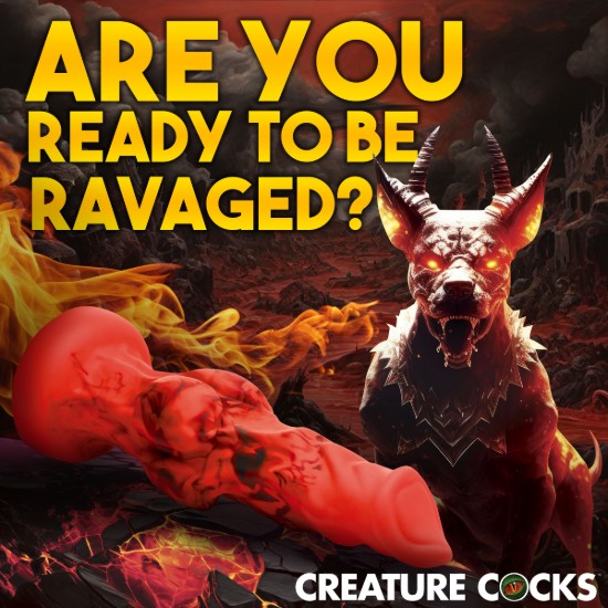 Picture of Fire Hound Silicone Dildo - Medium