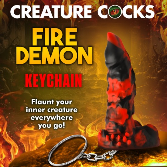 Picture of Fire Demon Mini Dildo Key Chain