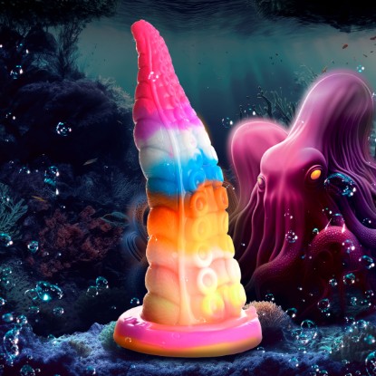 Picture of Luminoctopus Glow-In-The-Dark Tentacle Silicone Dildo