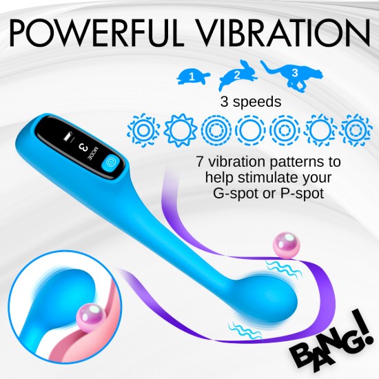 Picture of Silicone G-spot Vibrator with Digital Display