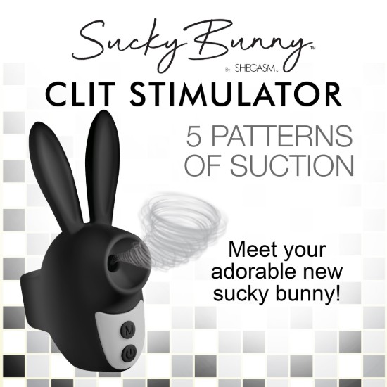 Picture of Sucky Bunny Clit Stimulator - Black