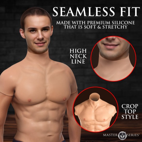 Picture of Ripped Silicone Male Chest - Small