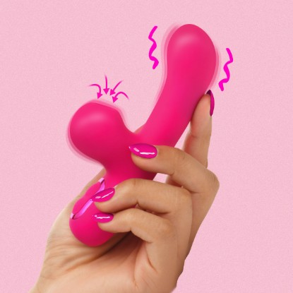 Picture of Mini Suction Silicone G-Spot Rabbit Vibrator