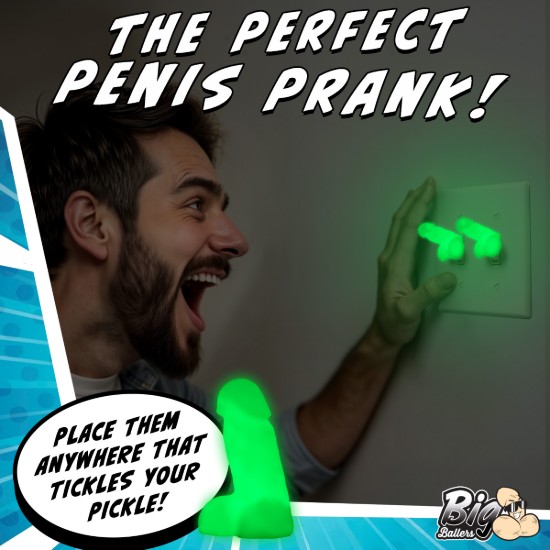 Picture of Glow in the Dark Snap-on Peckers