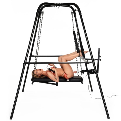 Picture of Throne Deluxe Adjustable Sling with Sex Machine