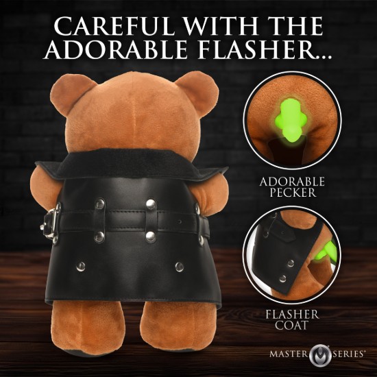 Picture of The Flasher Glow-in-the-Dark Exhibitionist Teddy Bear