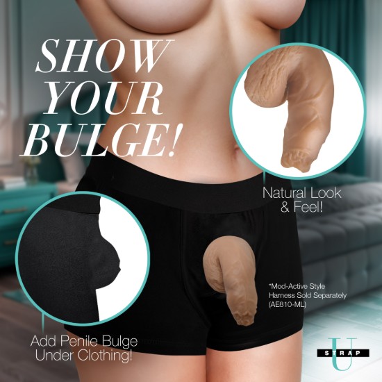 Picture of 5.1" Uncut Silicone Packer Dildo - Medium