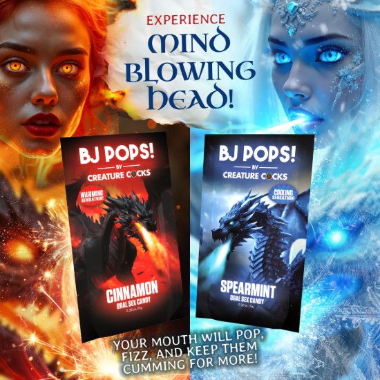 Picture of Creature Cocks BJ Pops 4 Count Sampler Pack