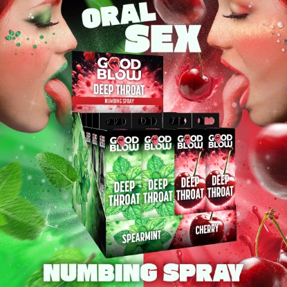 Picture of Good Blow Deep Throat Numbing Spray Display