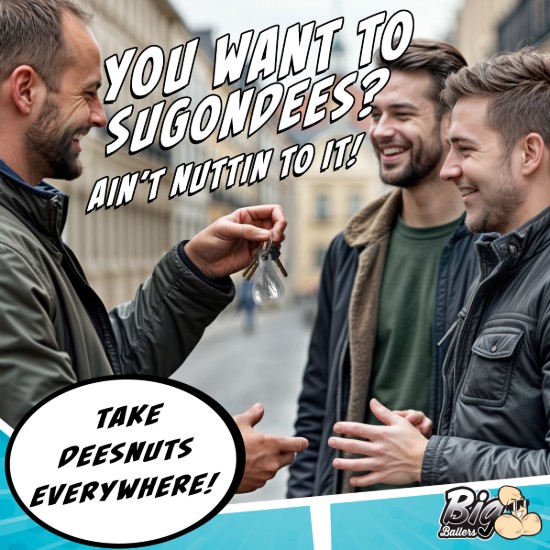 Picture of Big Ballers Keychain - Silver