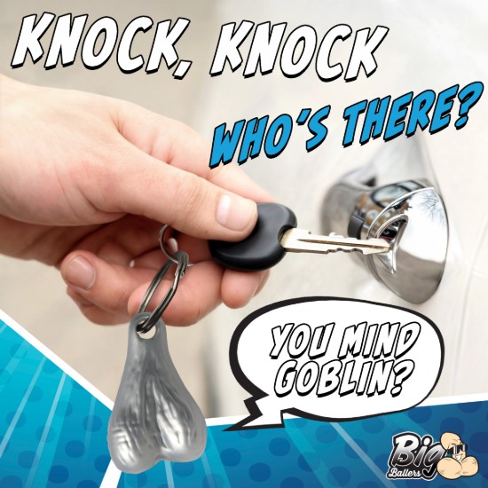 Picture of Big Ballers Keychain - Silver