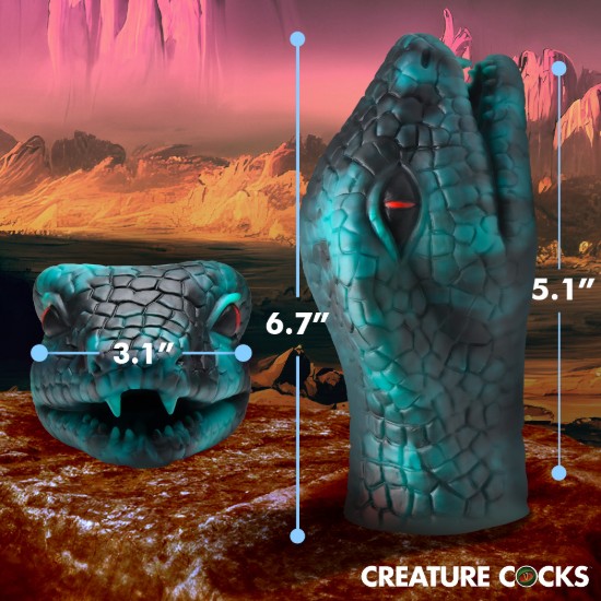 Picture of Serpentine Stroker Silicone Masturbator - Green