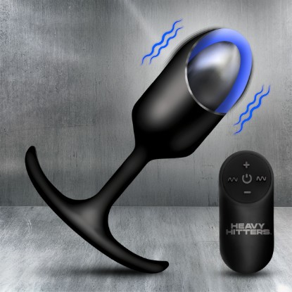 Picture of Vibrating Large Weighted Silicone Anal Plug