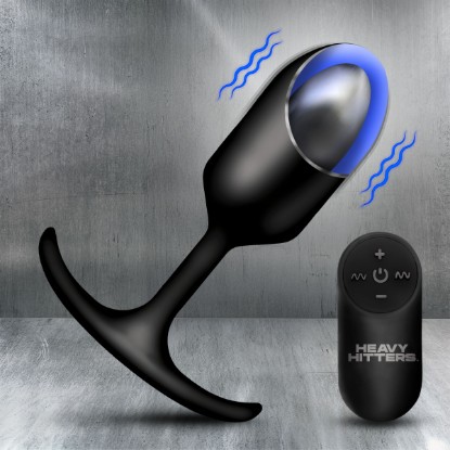 Picture of Vibrating XL Weighted Silicone Anal Plug