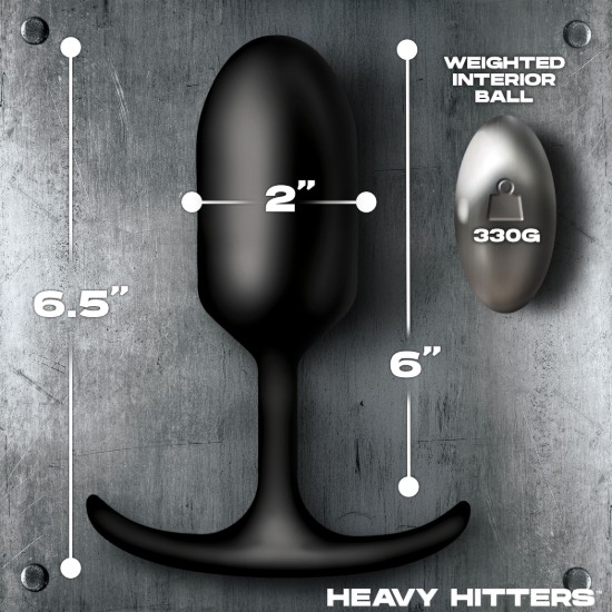 Picture of Vibrating XL Weighted Silicone Anal Plug