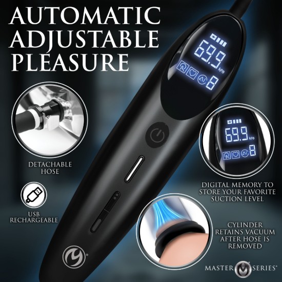 Picture of Rosebud Driller Deluxe Set Vibrating Silicone Rosebud Pump