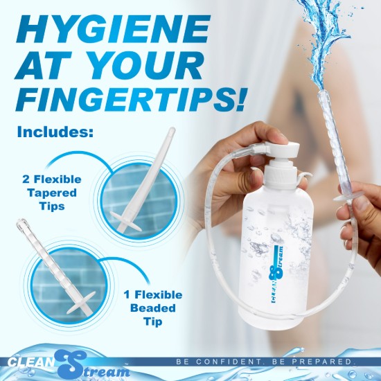 Picture of XL Enema Bottle with 3 Attachements