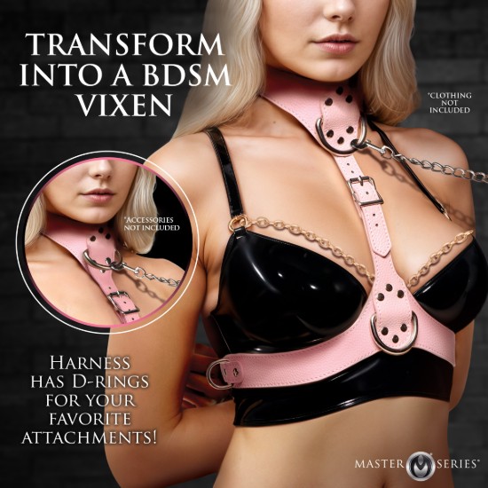 Picture of Vixen Female Chest Harness - Pink