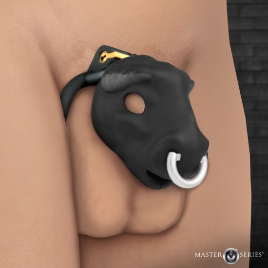 Picture of Bull Chastity Cage - Black