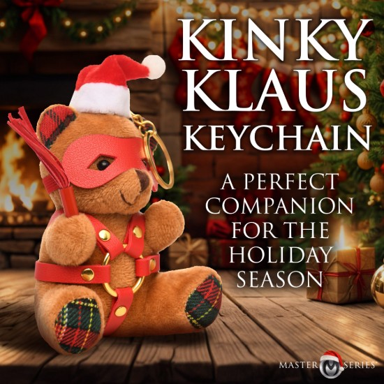 Picture of Holiday Bondage Bear Keychain - Brown