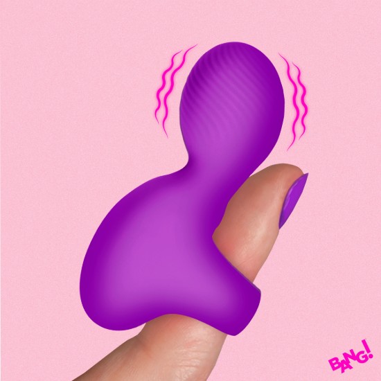 Picture of Silicone Finger Vibrator - Purple