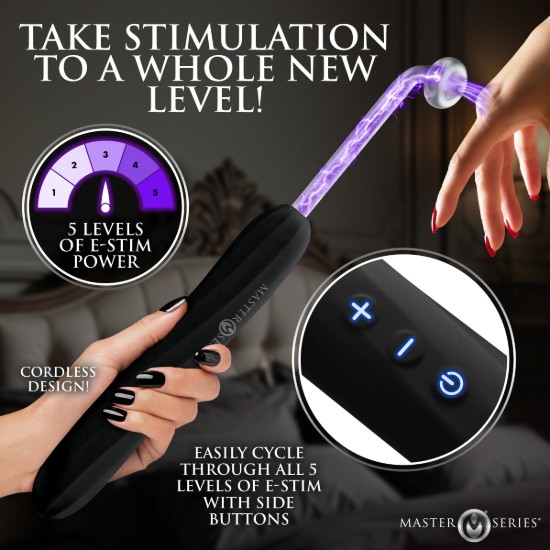 Picture of Elektra Rechargeable Violet Wand - Black