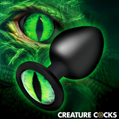 Picture of Creature Eye Green Eye Silicone Butt Plug - Large