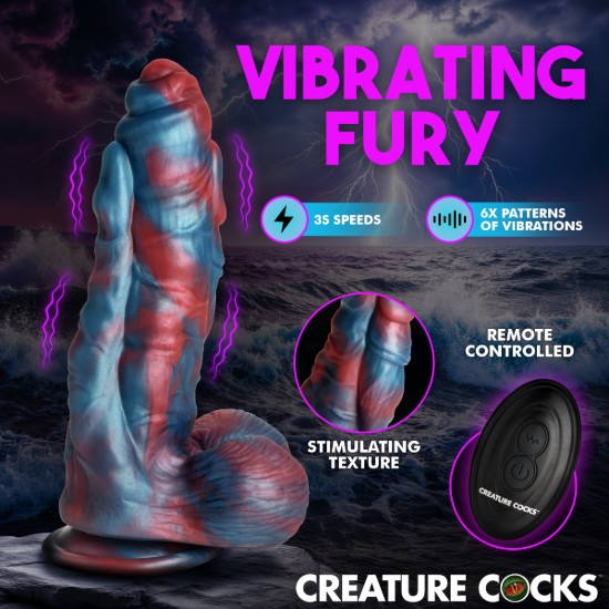 Picture of Hydra X Vibrating Silicone Dildo