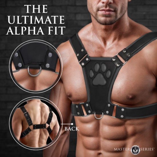 Picture of Alpha Pup Bulldog Harness - Black