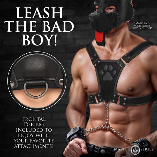 Picture of Alpha Pup Bulldog Harness - Black