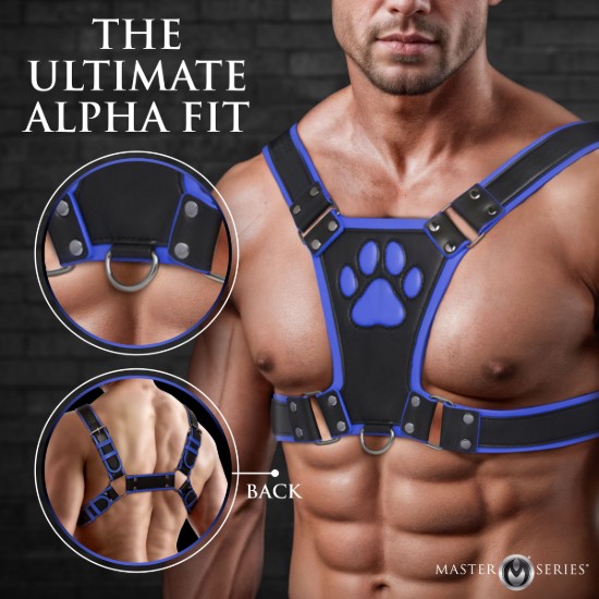Picture of Alpha Pup Bulldog Harness - Blue