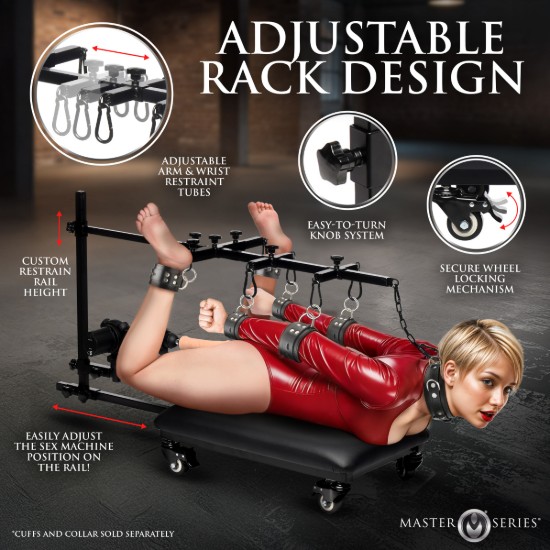 Picture of Hog Tie Restraint Rack with Sex Machine