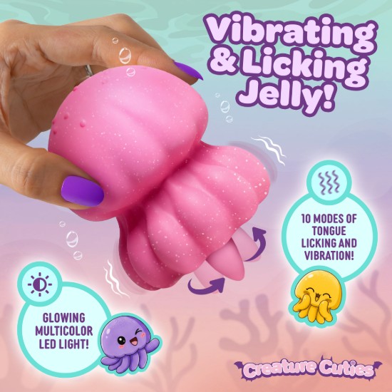 Picture of Glow Jelly Licking & Vibrating Stimulator
