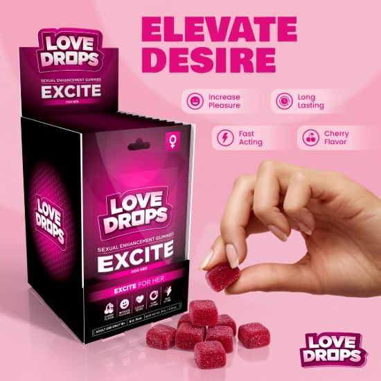 Picture of Sexual Enhancement Gummies for Her - Excite POP Display 12ct