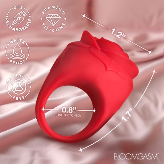 Picture of Rose Ring Discreet Finger Vibrator