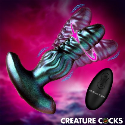 Picture of Octo-Squirm Vibrating & Squirming Silicone Anal Plug