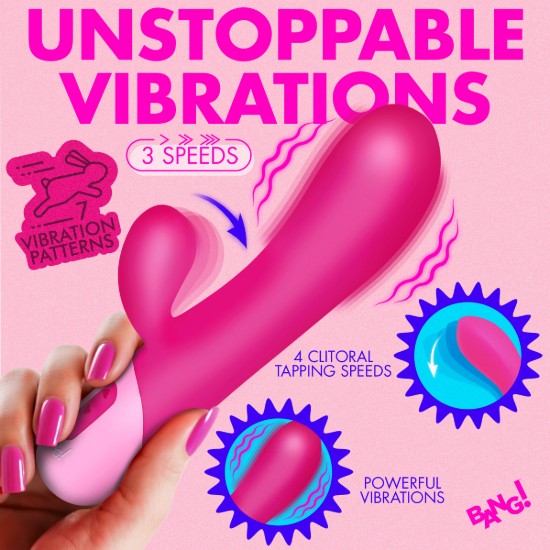 Picture of Clit Tapping Vibrating Rabbit - Pink