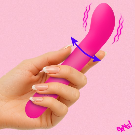 Picture of G-Spot Flexible Silicone Vibrator - PInk