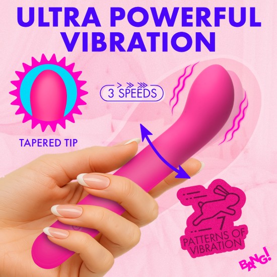 Picture of G-Spot Flexible Silicone Vibrator - PInk