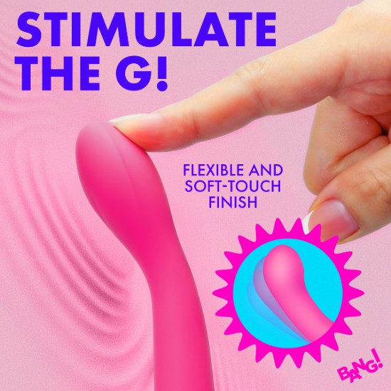 Picture of G-Spot Flexible Silicone Vibrator - PInk